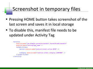 Android secure coding | PPT