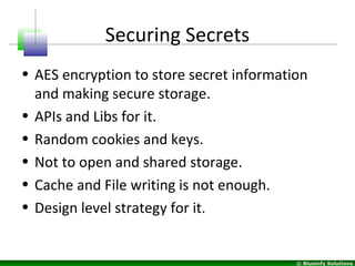 Android secure coding | PPT