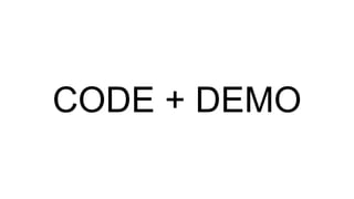 CODE + DEMO
 