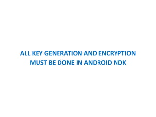 ANDROID NDK
OpenSSL Inside
 