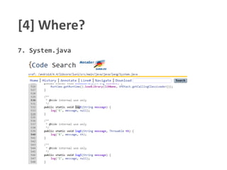 [4] Where?
7. System.java
 