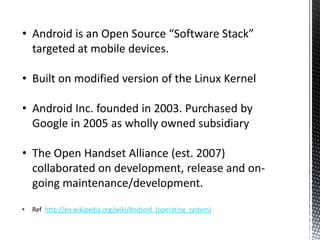 What do you need to get started developing Android Applications?