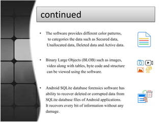 Android SQLite Database Forensics | PPTX