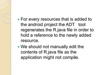Android structure | PPTX