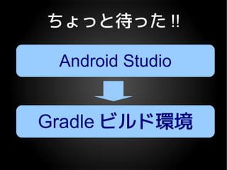 Android studio で行ってみよう！！