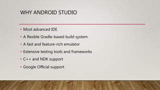 Android Studio Overview | PPTX