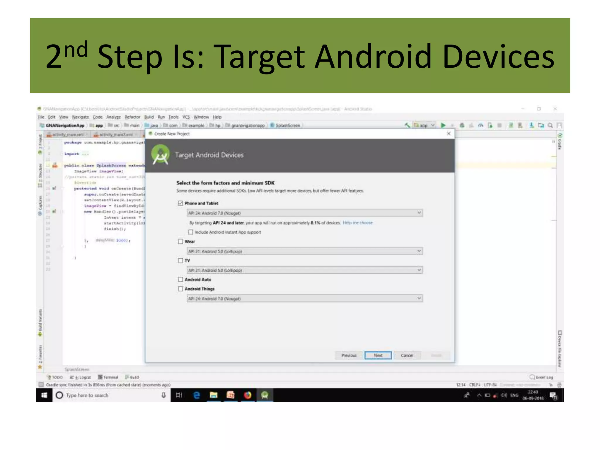 2nd Step Is: Target Android Devices