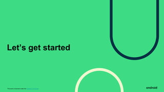 This work is licensed under the Apache 2.0 License
Let’s get started
 