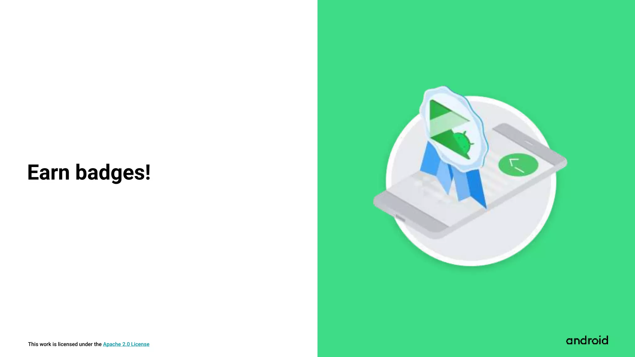 This work is licensed under the Apache 2.0 License
Earn badges!
 