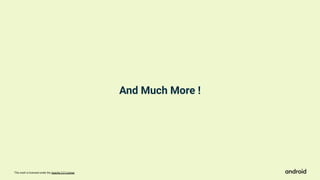 This work is licensed under the Apache 2.0 License
And Much More !
 