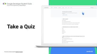 This work is licensed under the Apache 2.0 License
Take a Quiz
 