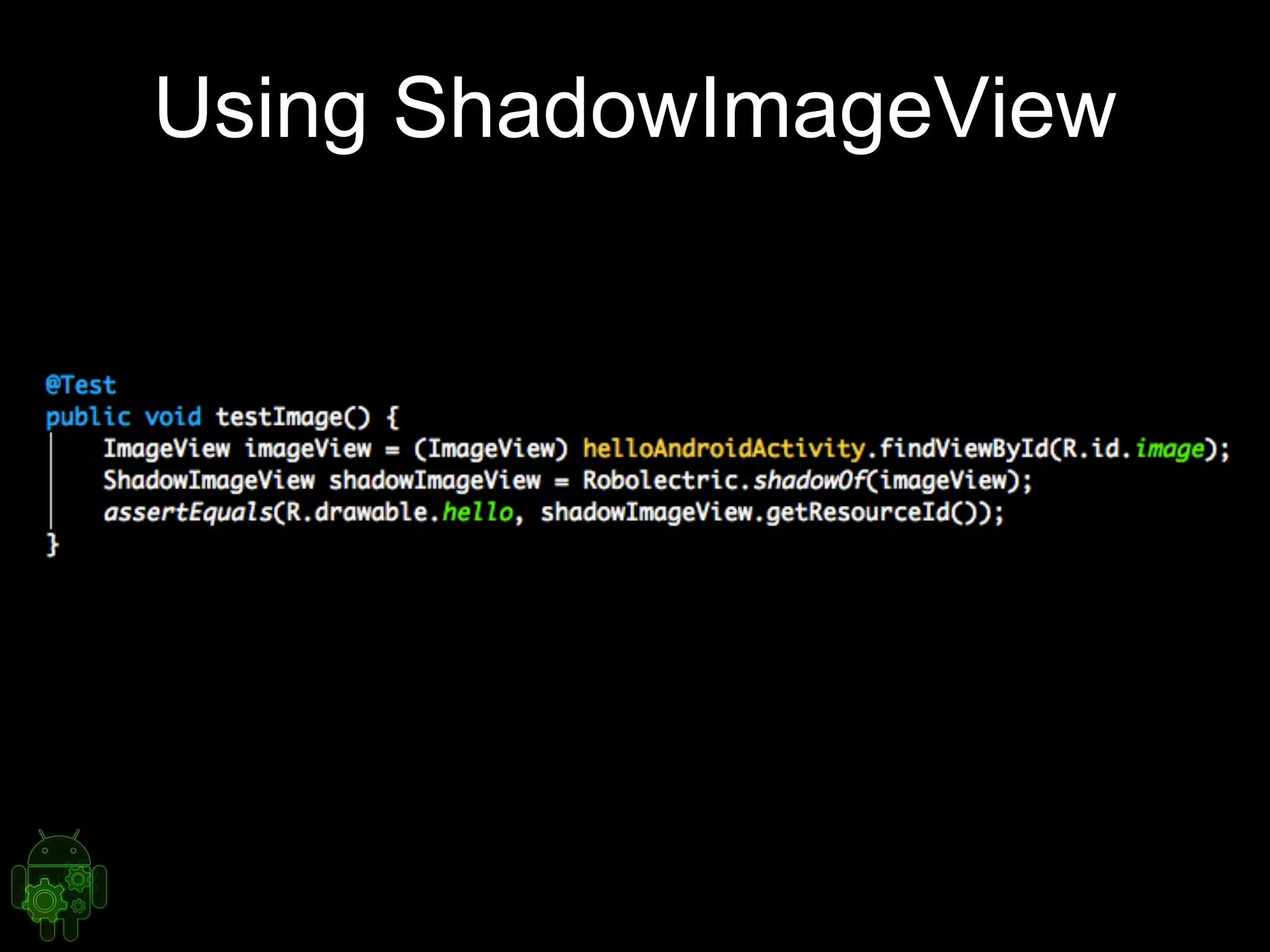 Using ShadowImageView
 