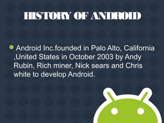 Android Application Development Training by NITIN GUPTA | PPT