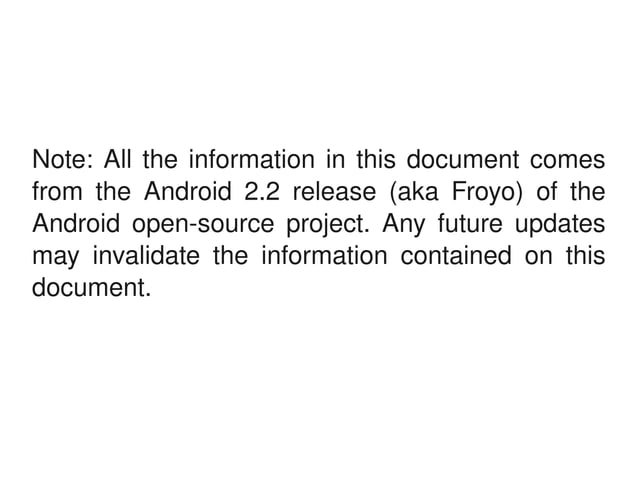Android telephony stack | PDF | Operating Systems | Computer Software ...