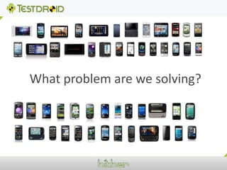 What problem are we solving?