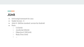 Android testing | PPT
