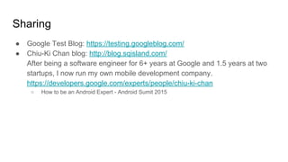 Android testing part i | PDF
