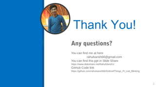 Android Things Getting Started | PPT