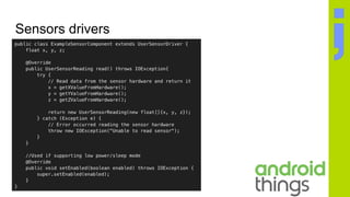 Sensors drivers
 