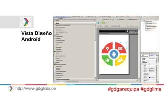 http://www.gdglima.pe
Vista Diseño
Android
#gdgarequipa #gdglima
 