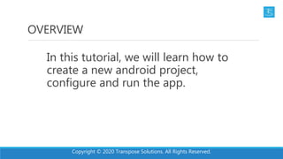 Build Your First Android App | PPT