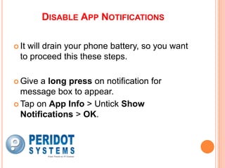 Android Tricks and Tips | PPTX