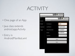Android tutorial - Xtext slides