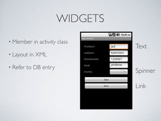 Android tutorial - Xtext slides