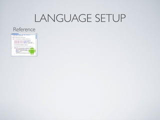 Android tutorial - Xtext slides