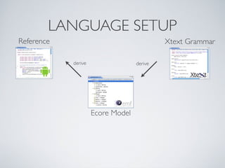 Android tutorial - Xtext slides