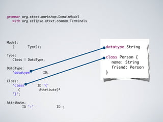 Android tutorial - Xtext slides