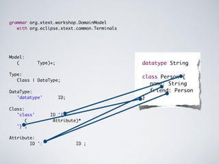 Android tutorial - Xtext slides