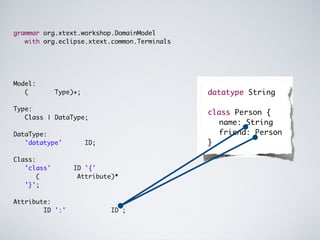 Android tutorial - Xtext slides