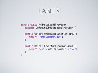 Android tutorial - Xtext slides