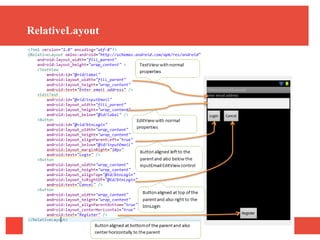 RelativeLayout
 