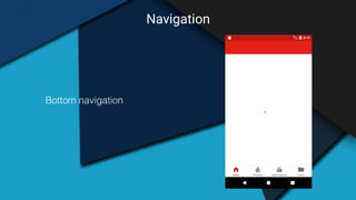 Navigation
Bottom navigation
 