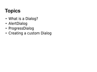 Android ui dialog | PDF
