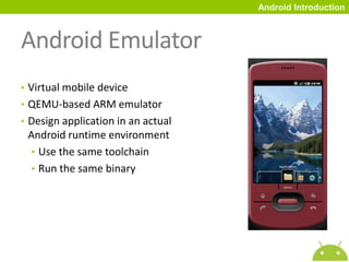Dalvik virtual machine optimized for mobile devices