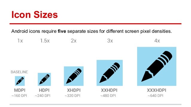 android vector drawable android icon size