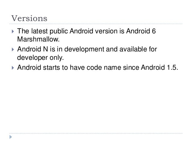 different android versions names different android versions names