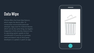 data wipe smartphone security