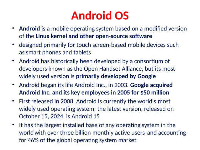 Android vs iOS comparison, Advantages and Disadvantages | PPTX