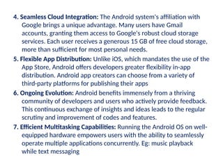 Android vs iOS comparison, Advantages and Disadvantages | PPTX