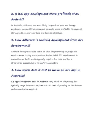 Android vs iOS App Development: A Decision Guide for Australian ...