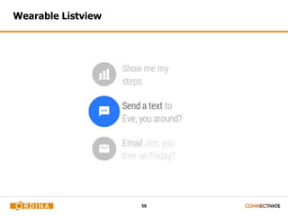 59
Wearable Listview
 