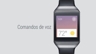 Comandos de voz
 