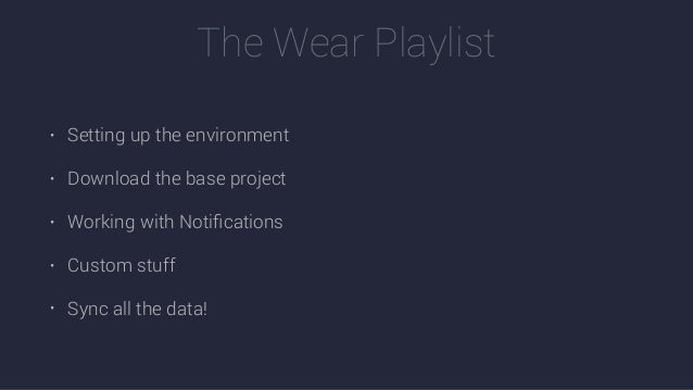 Android Wear From Zero To Hero