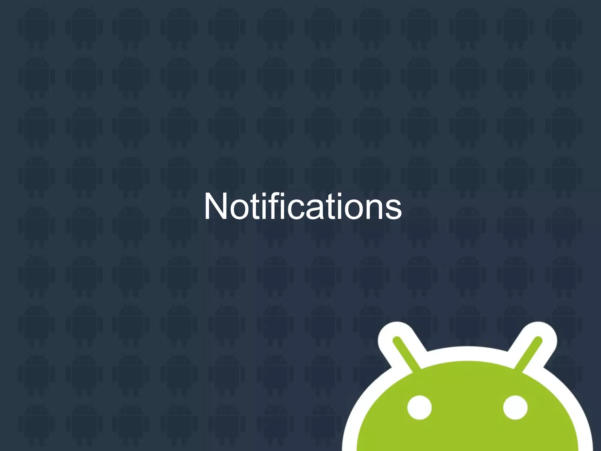 Notifications
 