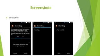 Screenshots
 Installation:
 