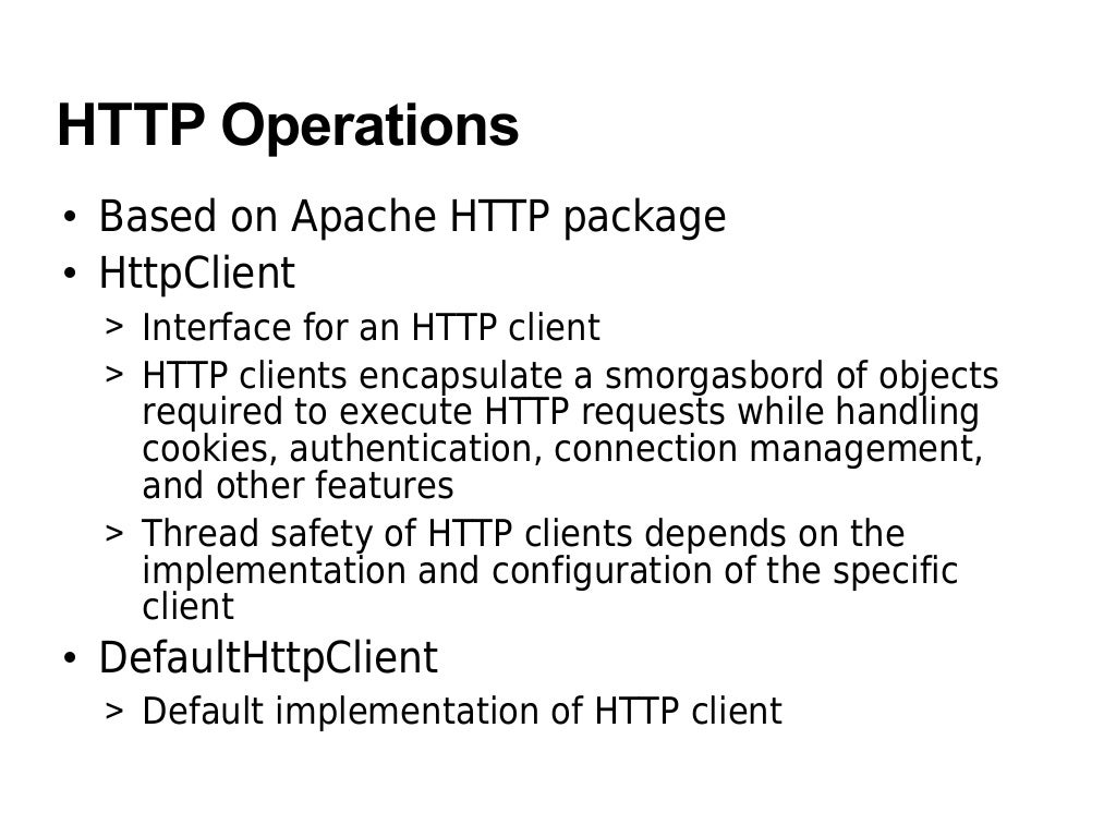 Apache Http Client Apache Http Client